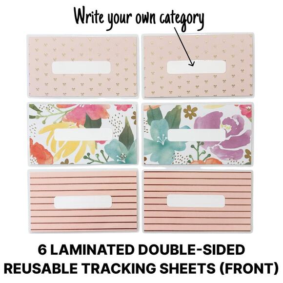 A6 Budget Binder, Cash Envelopes, Reusable Tracker Sheets, Money Binder - Picture 9 of 10